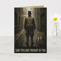 Funny Victorian Birthday Card For Men