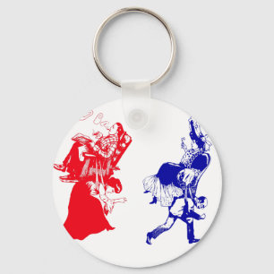 funny victorian marriage key ring