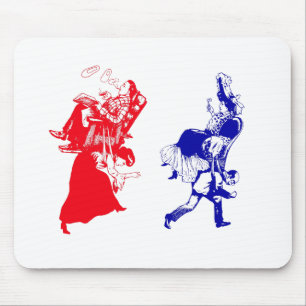 funny victorian marriage mouse pad