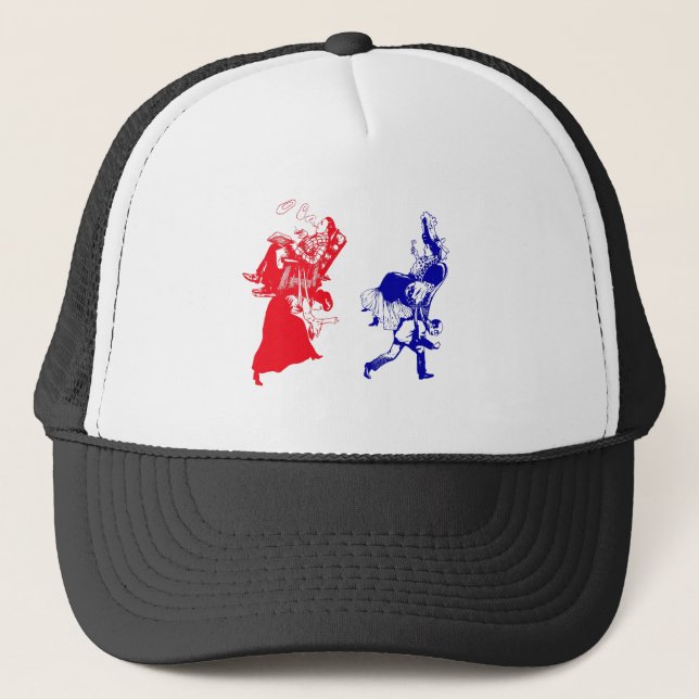 funny victorian marriage trucker hat (Front)