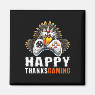 Funny Video Game Console Turkey Thanksgiving Gamer Magnet