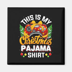 Funny Video Game Controller Christmas Santa Hat Ga Magnet