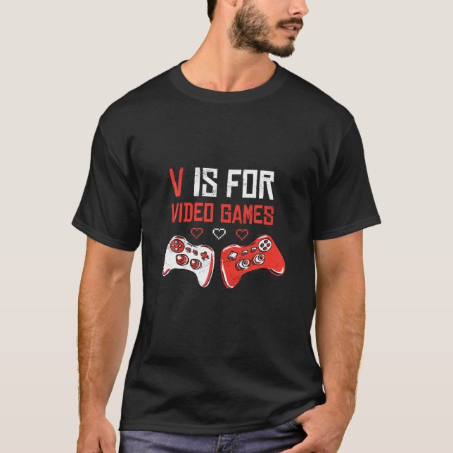 Funny Video Game Controller Gaming Console Gamer S T-Shirt (Front)