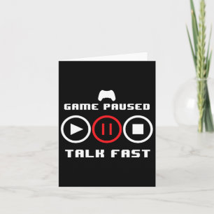 Funny Video Game Design For Men Women Video Gaming Card