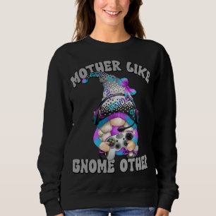 Funny Video Game Gnome Gamer Gaming Mum Sweatshirt