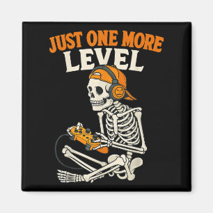 Funny Video Game Halloween Skeleton Gamer Costume Magnet