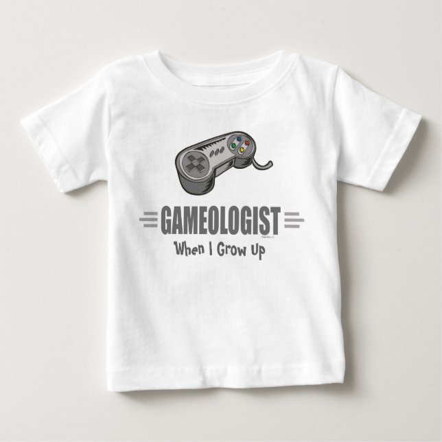 Funny Video Gamer Baby T-Shirt (Front)