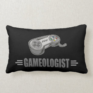 Funny Video Gamer Lumbar Cushion