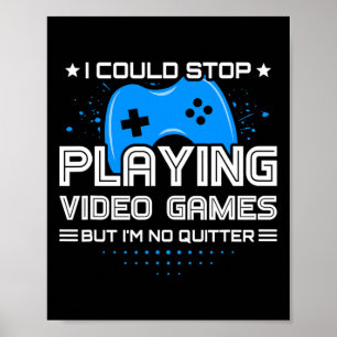 Funny Video Gamer - Pc Console Gaming - Video Game Poster