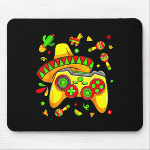 Funny Video Games Cinco De Mayo Gamer Boys Kids Le Mouse Pad
