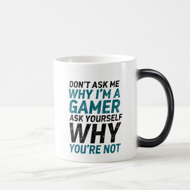 Funny Video Games Mug for Gamer and Geek (Right)