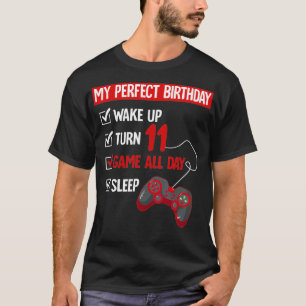 Funny Video Gaming 11th Birthday 11 Years Old Game T-Shirt