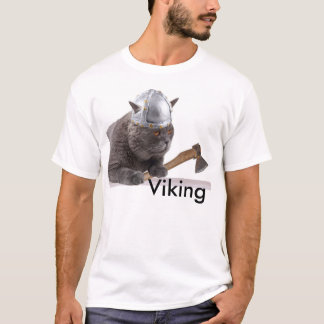 Funny Viking cat T-Shirt