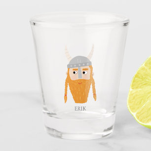 Funny Viking Personalised Shot Glass