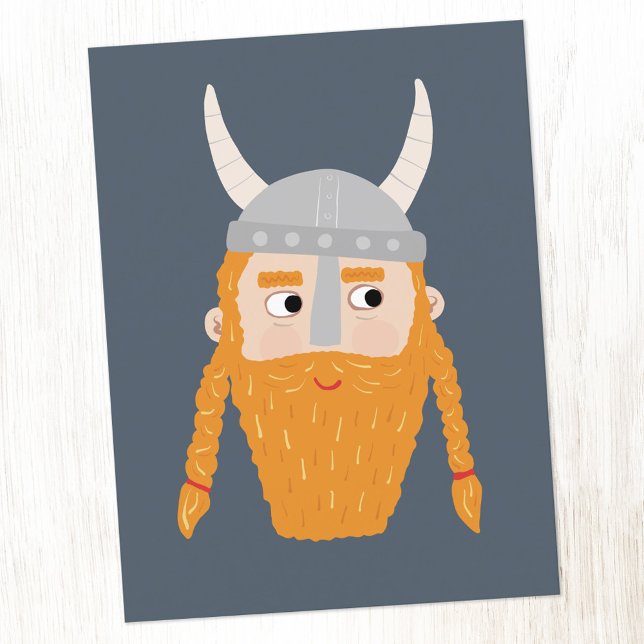 Funny Viking Postcard (Creator Uploaded)