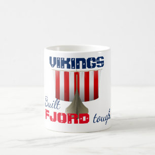 Funny Viking Ship "Fjord Tough" Coffee Mug