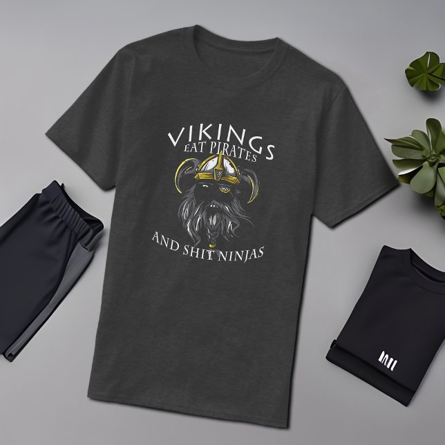 Funny Viking Warrior Scandinavian Humour Valhalla T-Shirt (Creator Uploaded)