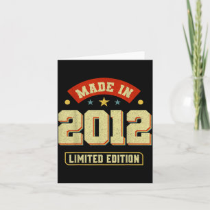 Funny Vintage 2012 Birthday Quotes Celebration Card