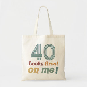 Funny Vintage 40th Birthday Tote Bag