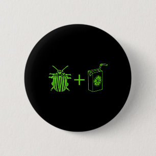 Funny Vintage Beetles Halloween Horror Costume Jui 6 Cm Round Badge