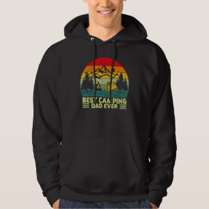 Funny Vintage Best Camping Dad Ever Father's Day Hoodie