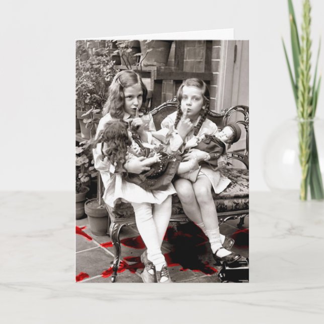 Funny Vintage Birthday Card (Front)