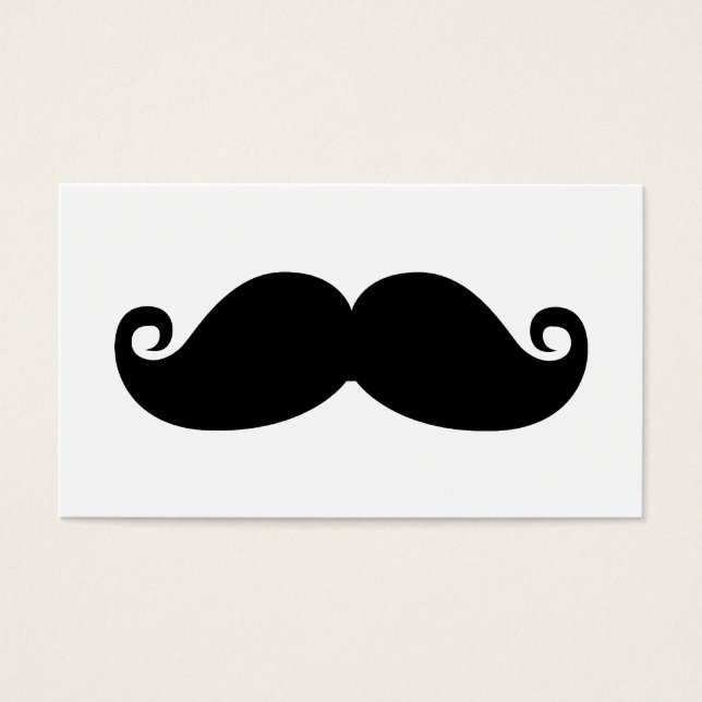 Funny Vintage Black Moustache (Front)