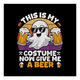 Funny Vintage Boo  Poster