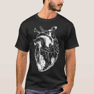 Funny Vintage Cardiology Heart Anatomy Cool Docto T-Shirt