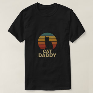Funny Vintage Cat Dad Gift 2026 T-Shirt