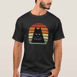 Funny Vintage Cat Kitty Funny Graphic Design For C T-Shirt