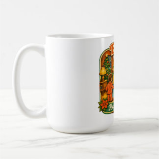 Funny Vintage Christmas Elves Are Always Watching Coffee Mug