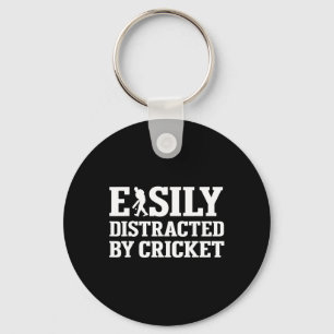 Funny Vintage Cricket Player 1 Key Ring
