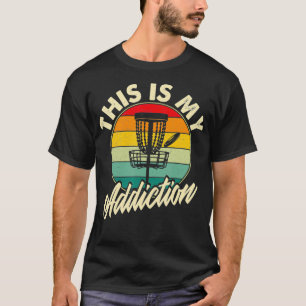 Funny Vintage Disc Golf Distressed Frisbee golf Ad T-Shirt