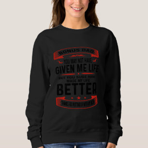 Funny Vintage Father's Day Bonus Dad From Daughter Sweatshirt