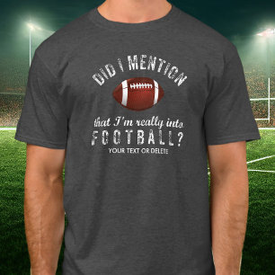 Funny Vintage Football Sports Fanatic Personalised T-Shirt