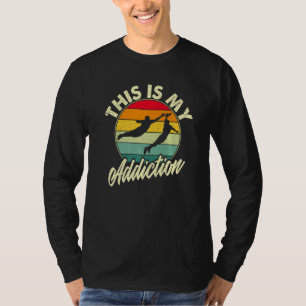 Funny Vintage Frisbee Ultimate Distressed Addictio T-Shirt