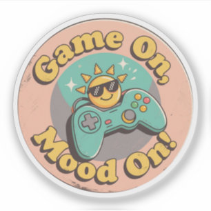 Funny Vintage Game On Mood On Retro Design