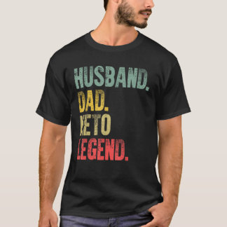Funny Vintage Gift T Shirt Husband Dad Keto Legend
