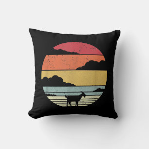 Funny Vintage Goat Gift Cushion