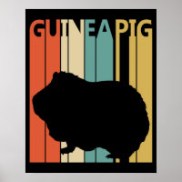 Funny Vintage Guinea Pig