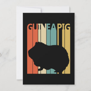 Funny Vintage Guinea Pig Thank You Card