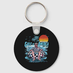 Funny Vintage Gulf Of Us America 2025 American Fla Key Ring