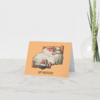 Funny Vintage Happy Anniversary Card