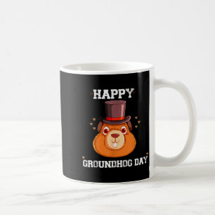 Funny Vintage Happy Groundhog Day 2024 Celebrate H Coffee Mug