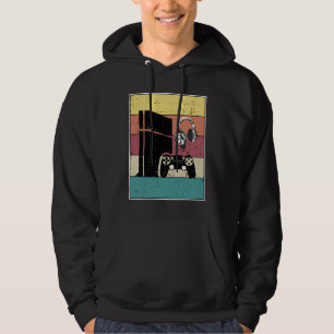 FUNNY VINTAGE I CAN'T HEAR YOU IM GAMING HOODIE