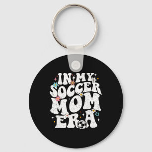 Funny Vintage In My Soccer Mum Era Footbyll Mama G Key Ring