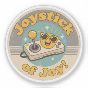Funny Vintage Joystick of Joy Retro Design