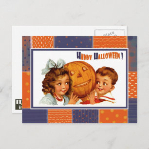 Funny Vintage Kids Halloween Postcards
