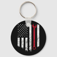 Funny Vintage Mechanic Distressed American Flag Gi